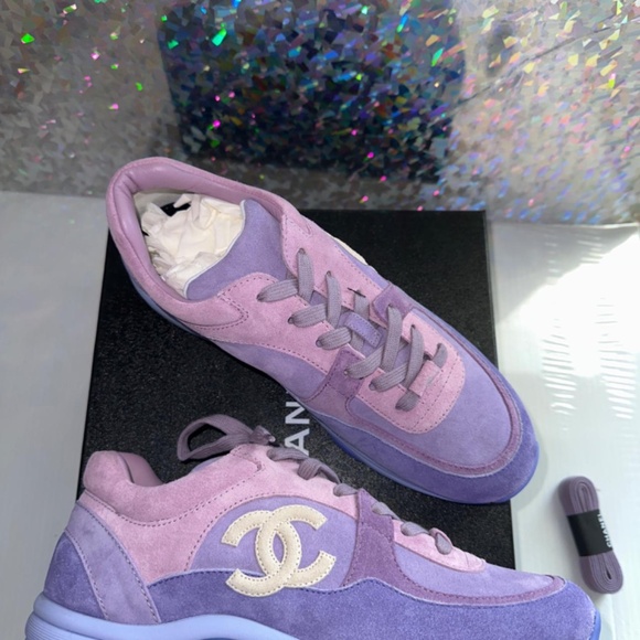 Chanel purple trainers - Picture 3 of 8